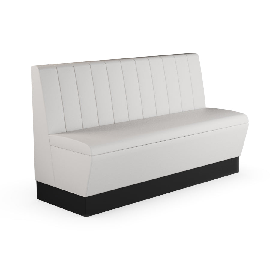 Fluted Straight Booth Seat - 1500mm Large Unit