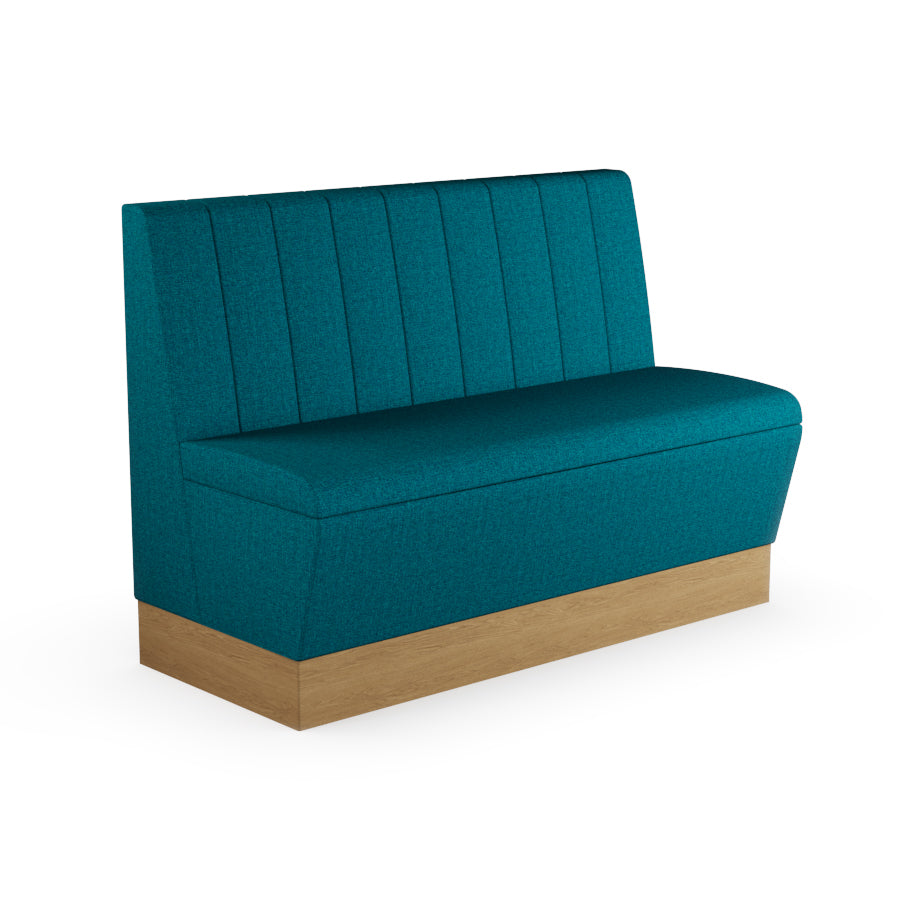 Fluted Straight Booth Seat - 1200mm Medium Unit