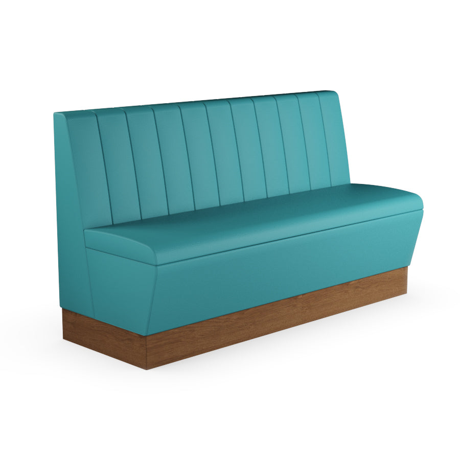 Fluted Straight Booth Seat - 1500mm Large Unit