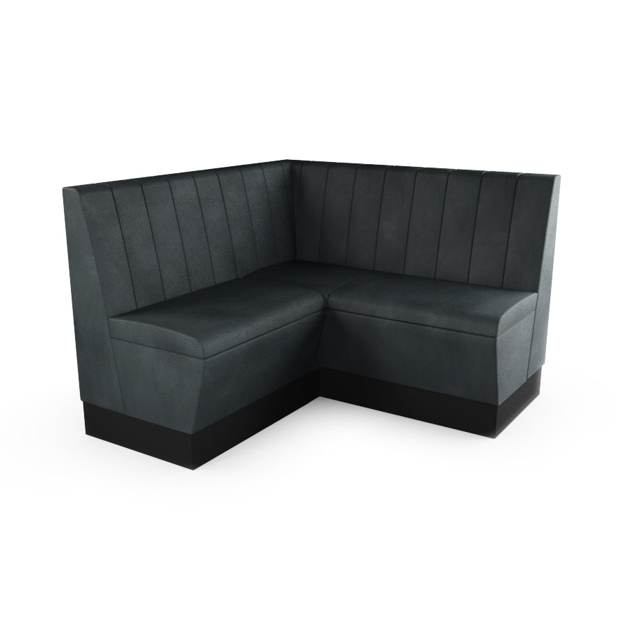 Small Corner Booth Set - Fluted Back