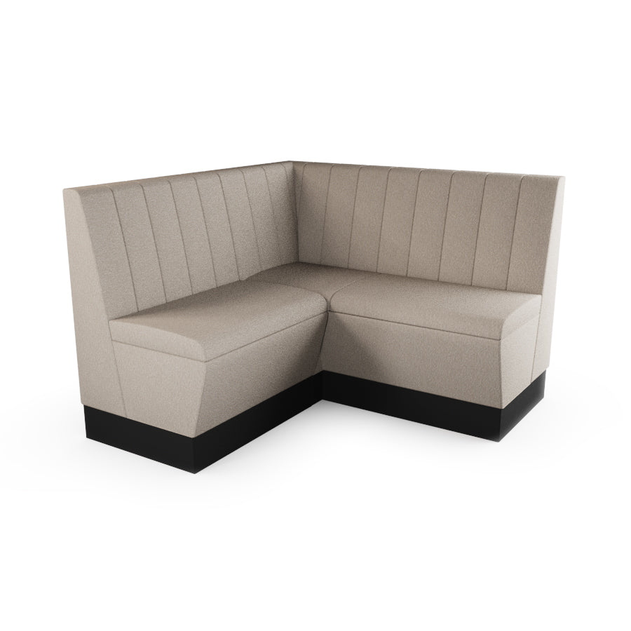 Small Corner Booth Set - Fluted Back