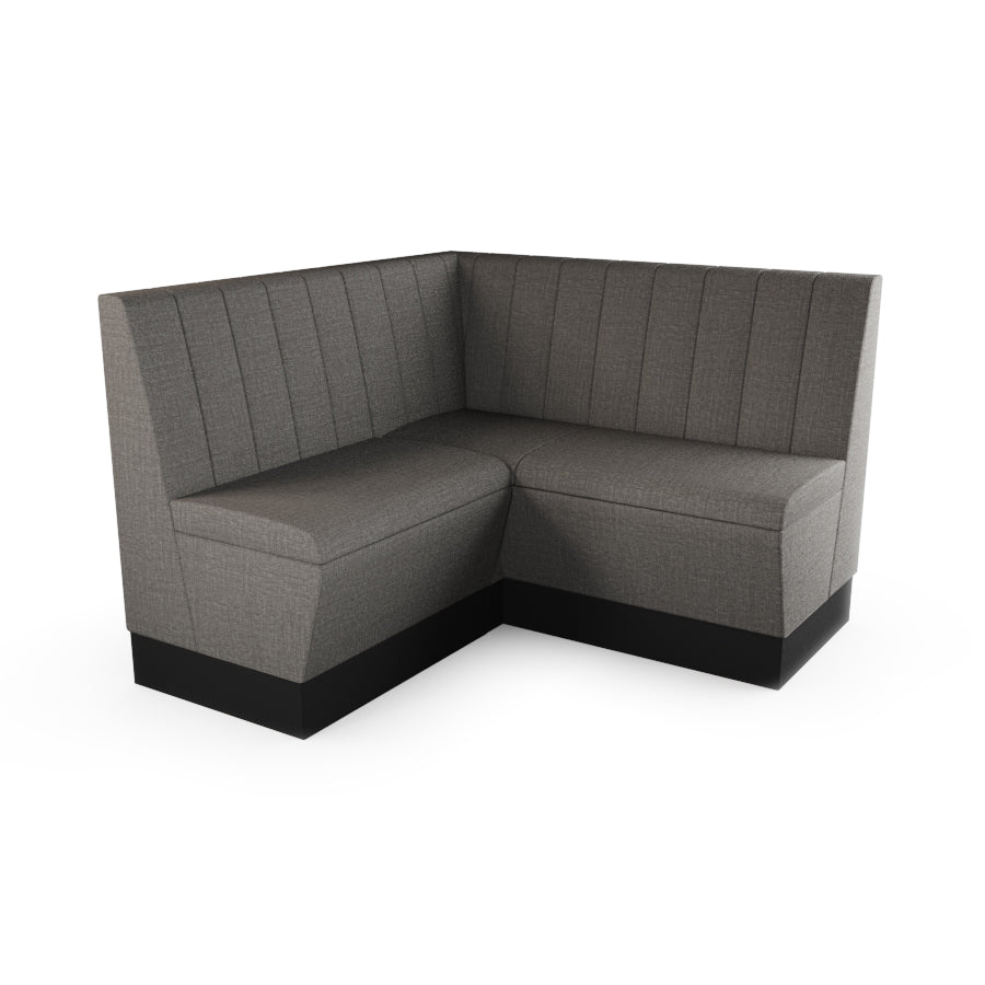 Small Corner Booth Set - Fluted Back