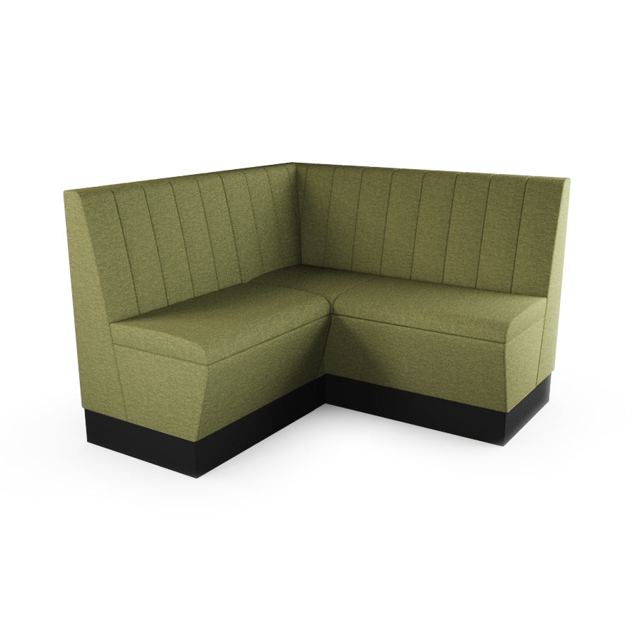 Small Corner Booth Set - Fluted Back