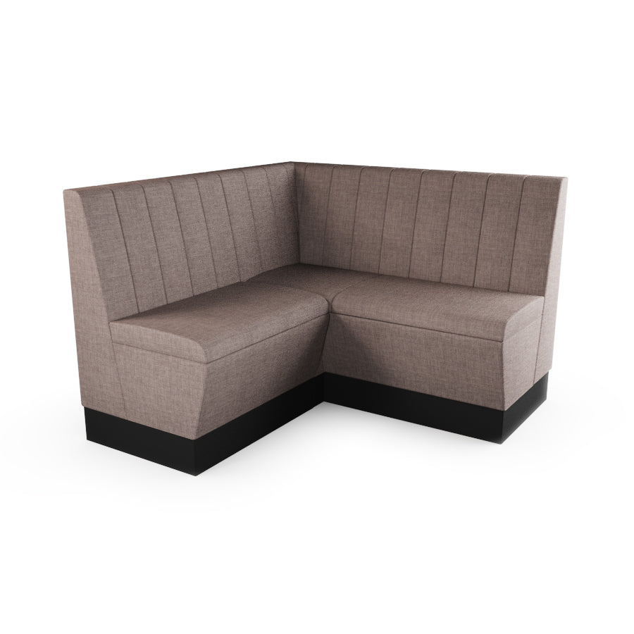 Small Corner Booth Set - Fluted Back