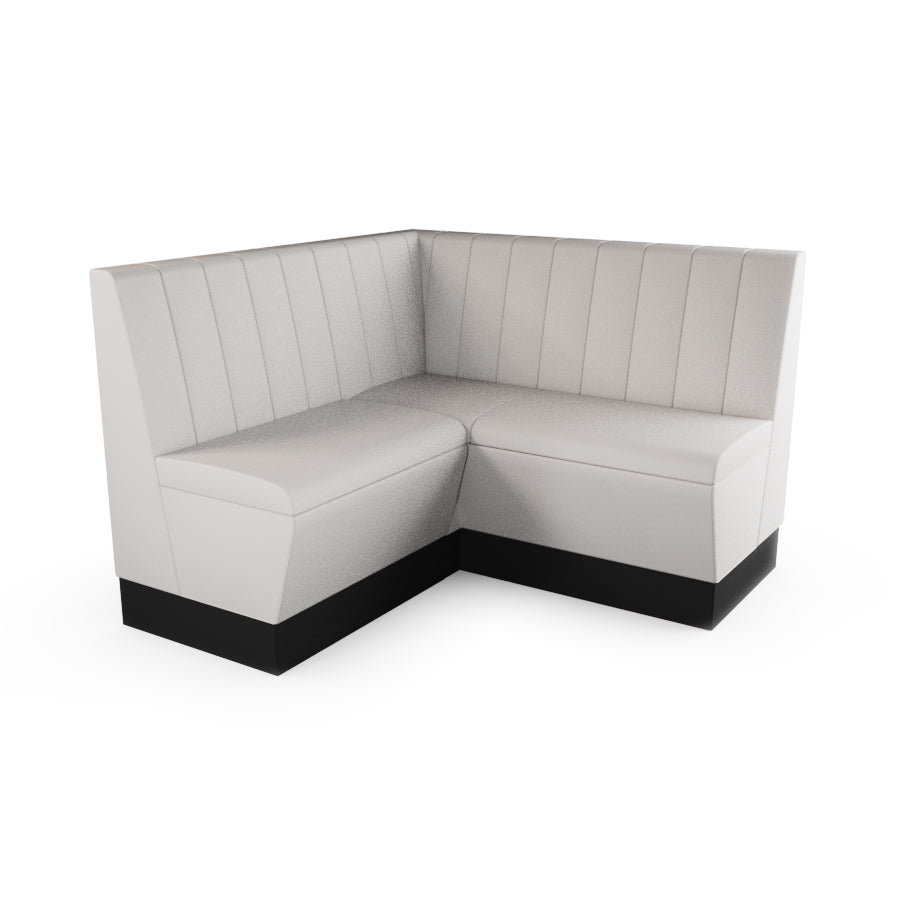 Small Corner Booth Set - Fluted Back