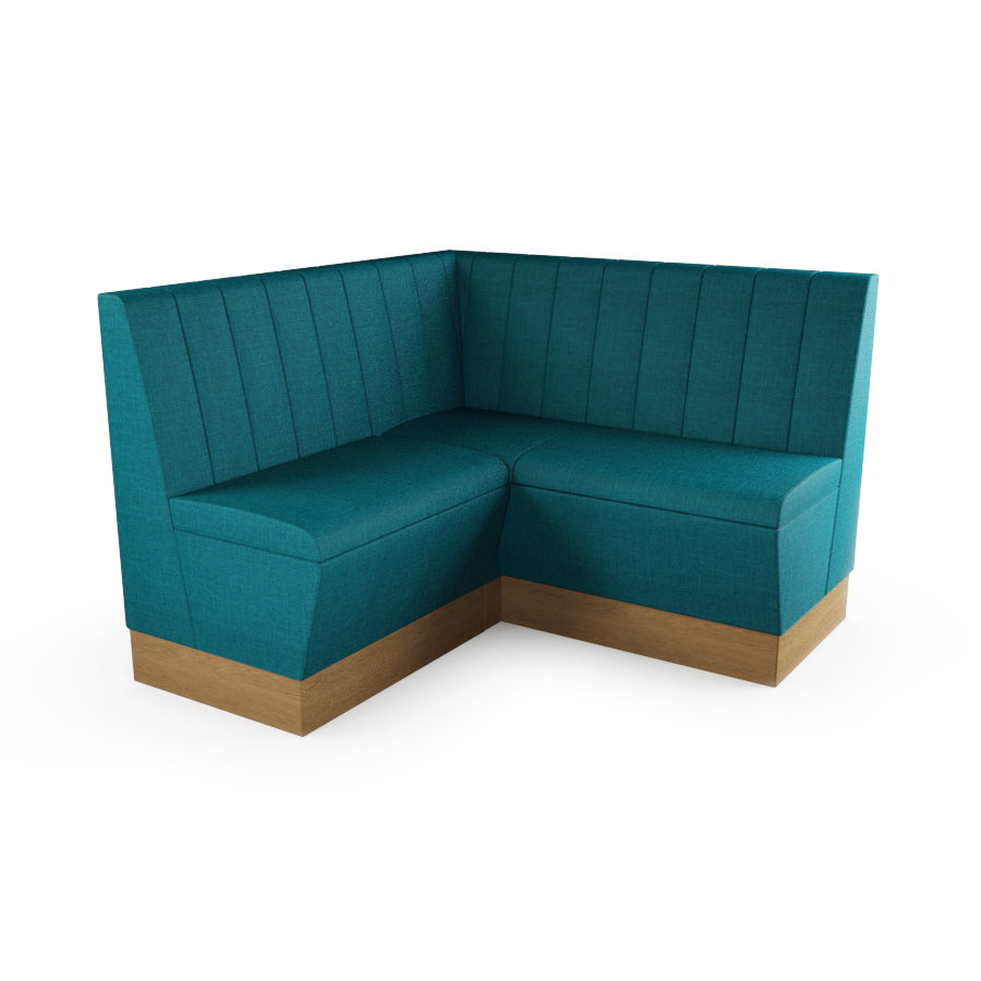 Small Corner Booth Set - Fluted Back