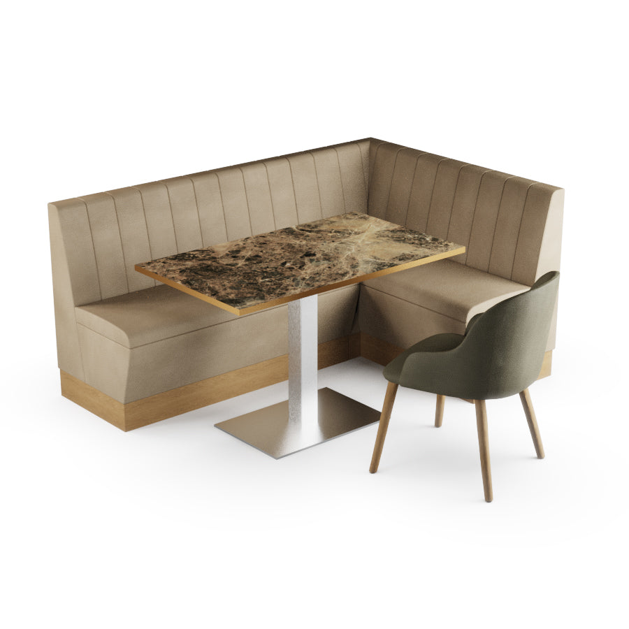 Medium Corner Booth Set