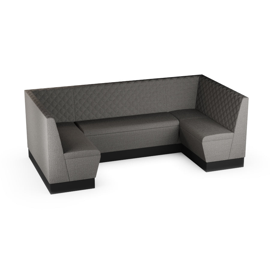 Medium U-Shaped Booth Set - Quilted Back