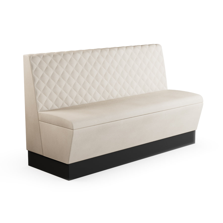 Quilted Straight Booth Seat - 1500mm Large Unit