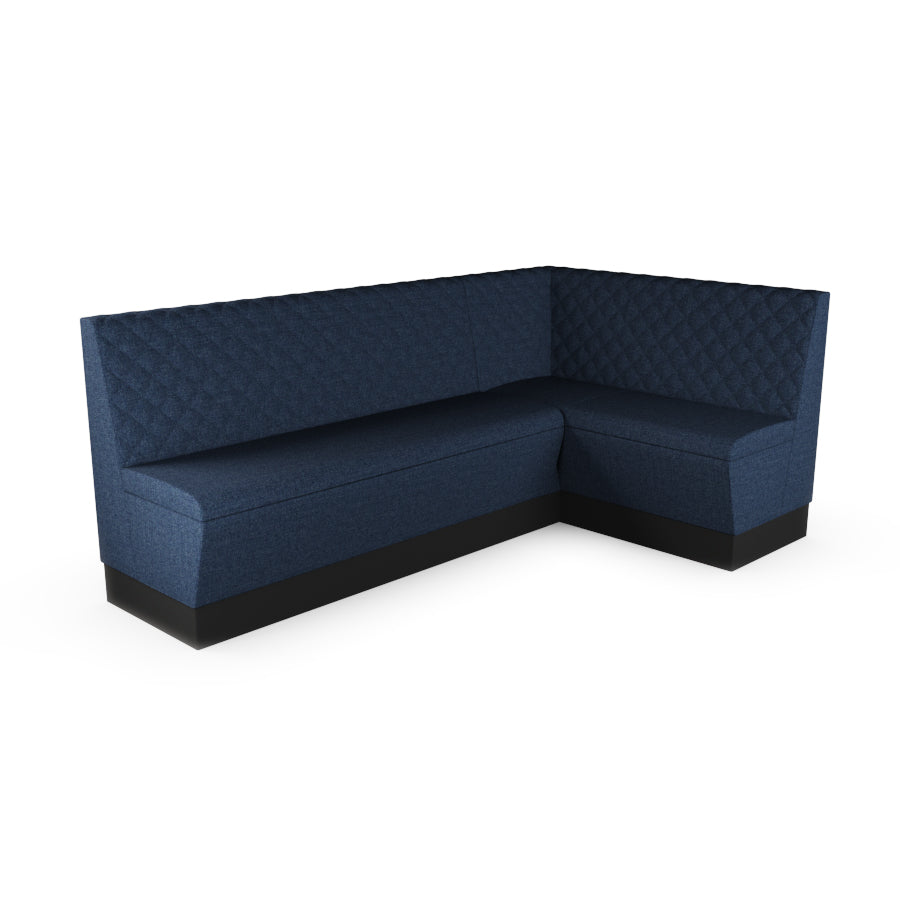 Large Corner Booth Set - Quilted Back