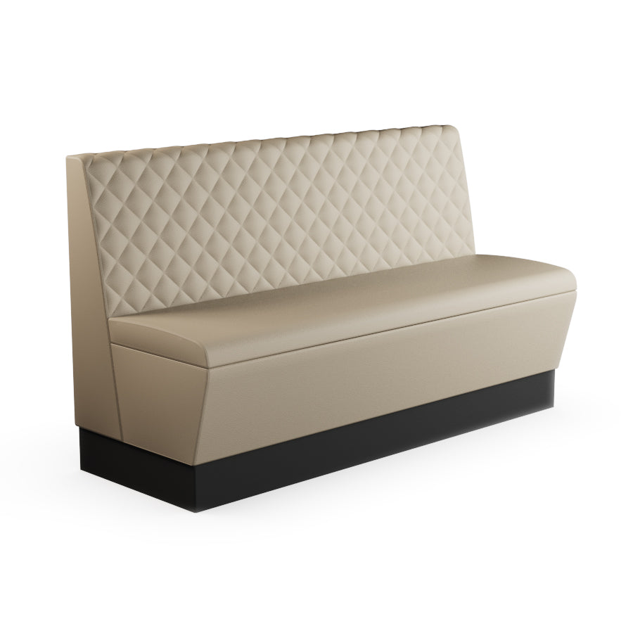 Quilted Straight Booth Seat - 1500mm Large Unit