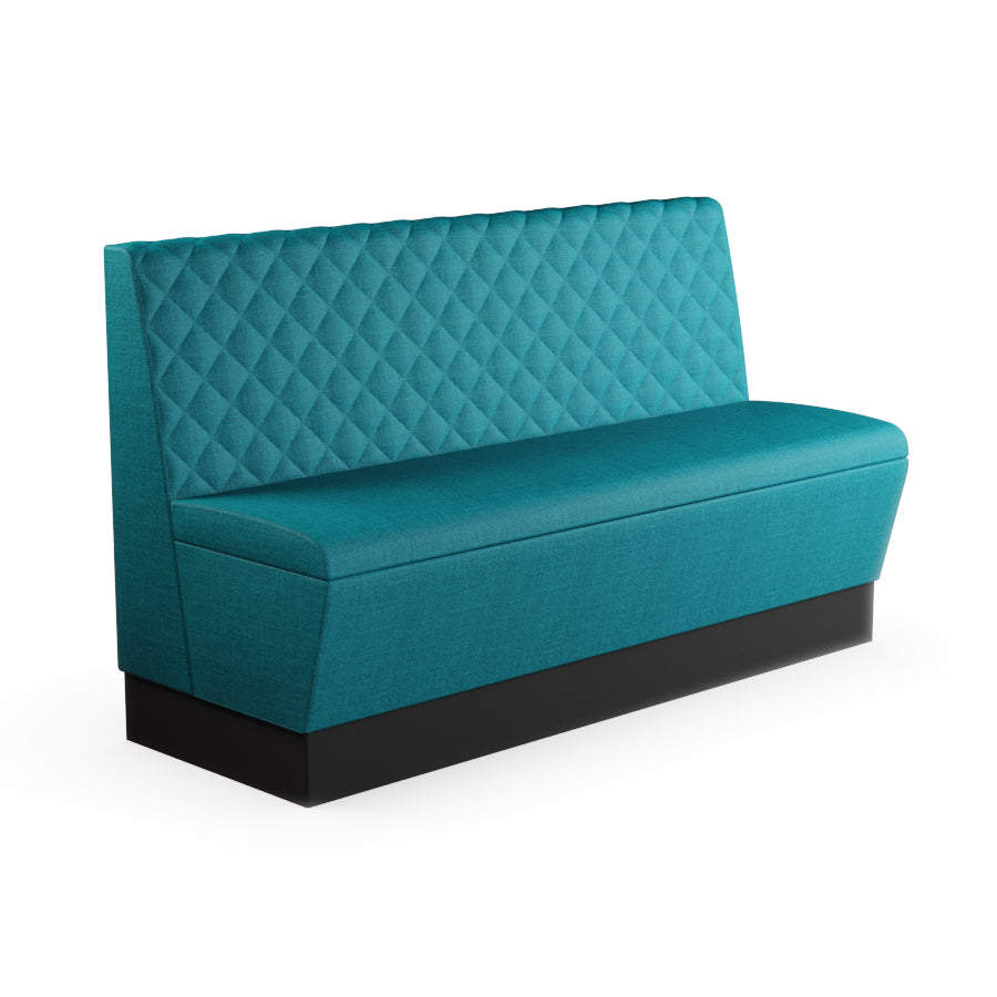 Quilted Straight Booth Seat - 1500mm Large Unit