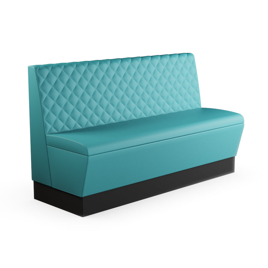 Quilted Straight Booth Seat - 1500mm Large Unit