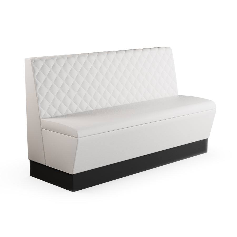 Quilted Straight Booth Seat - 1500mm Large Unit