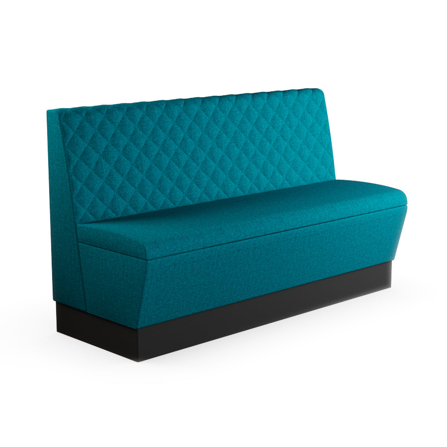 Quilted Straight Booth Seat - 1500mm Large Unit
