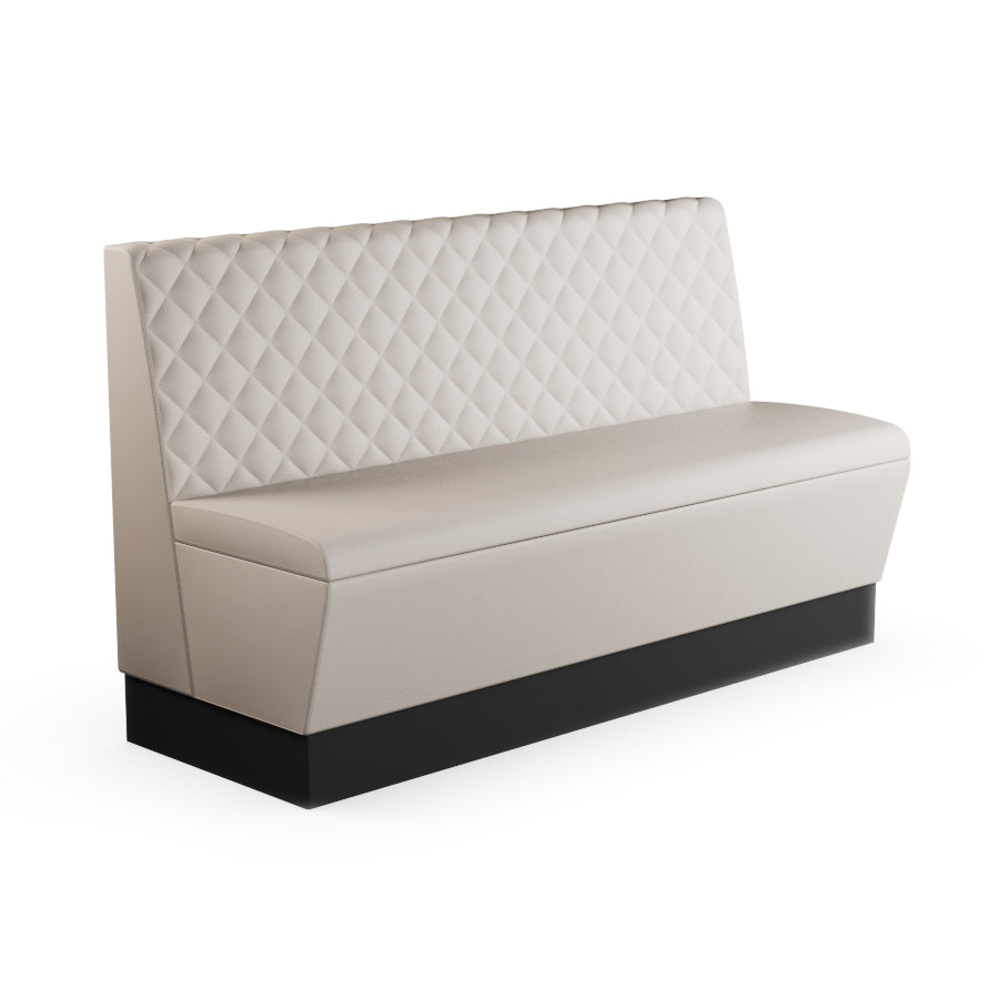 Quilted Straight Booth Seat - 1500mm Large Unit