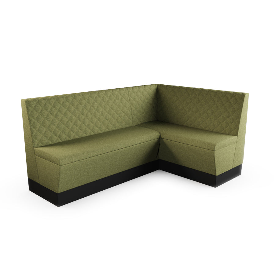 Medium Corner Booth Set - Quilted Back