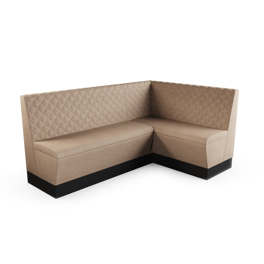 Medium Corner Booth Set - Quilted Back