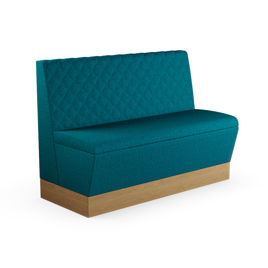 Quilted Straight Booth Seat - 1200mm Medium Unit
