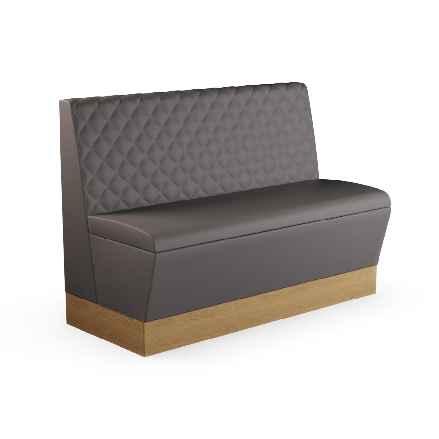 Quilted Straight Booth Seat - 1200mm Medium Unit