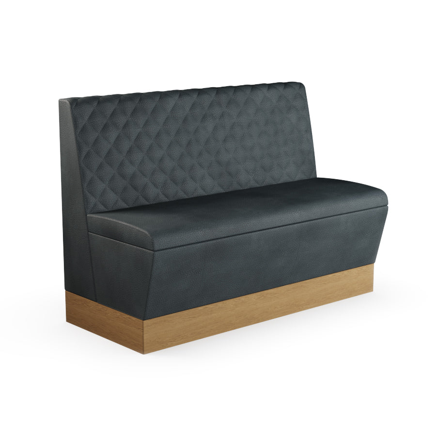 Quilted Straight Booth Seat - 1200mm Medium Unit
