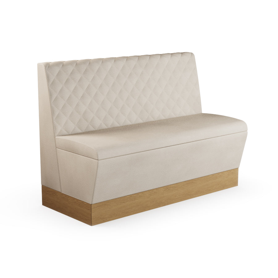 Quilted Straight Booth Seat - 1200mm Medium Unit