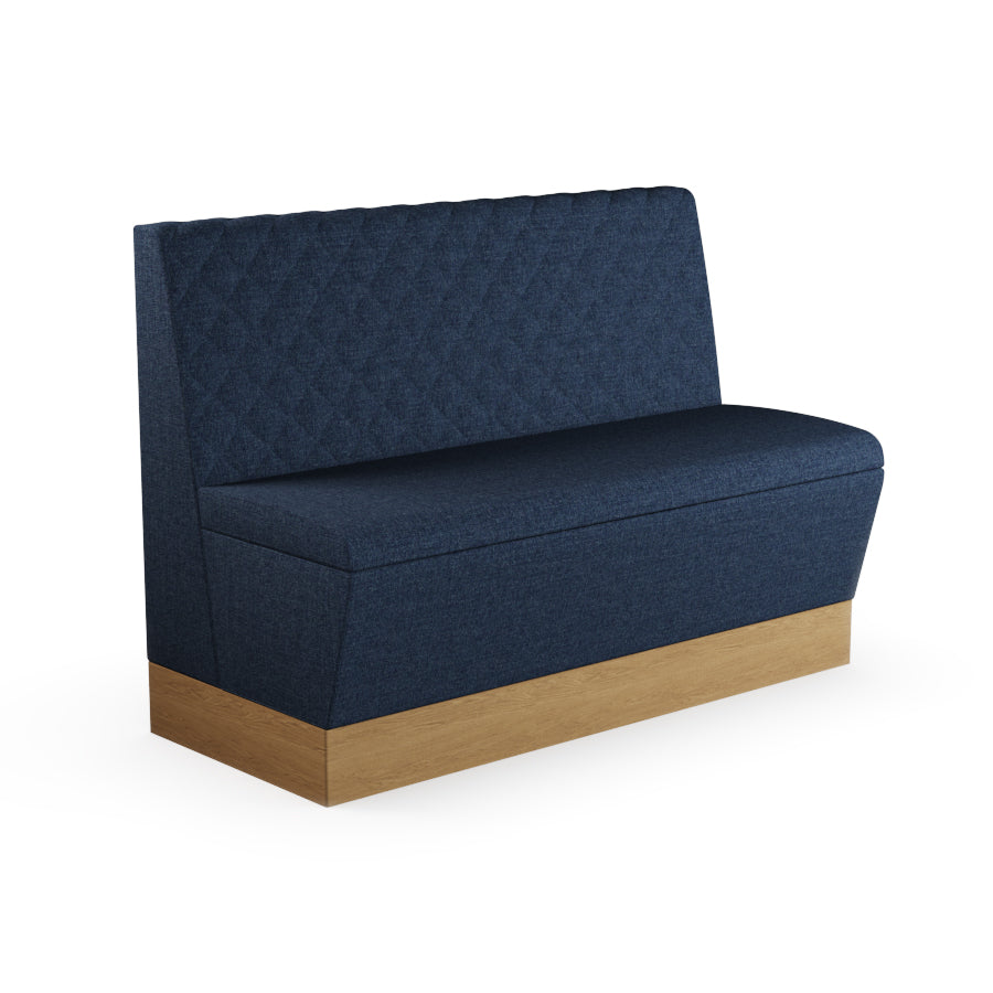 Quilted Straight Booth Seat - 1200mm Medium Unit