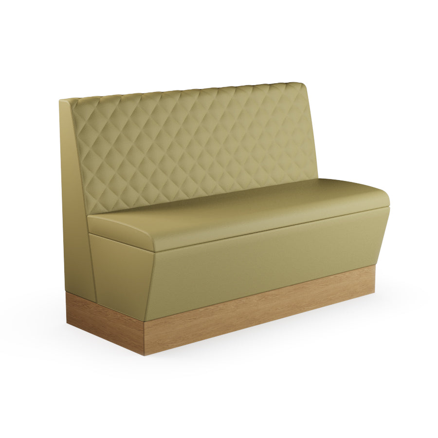 Quilted Straight Booth Seat - 1200mm Medium Unit