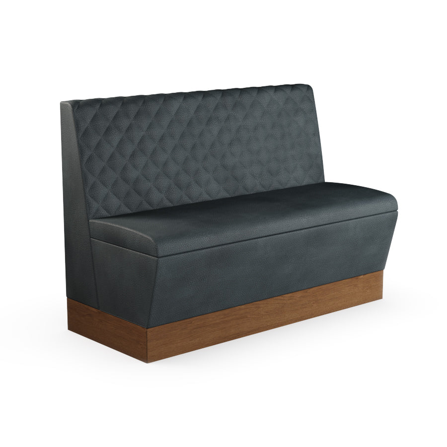 Quilted Straight Booth Seat - 1200mm Medium Unit