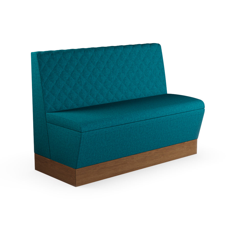 Quilted Straight Booth Seat - 1200mm Medium Unit