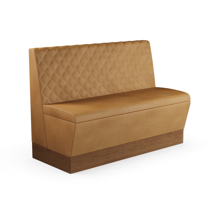 Quilted Straight Booth Seat - 1200mm Medium Unit