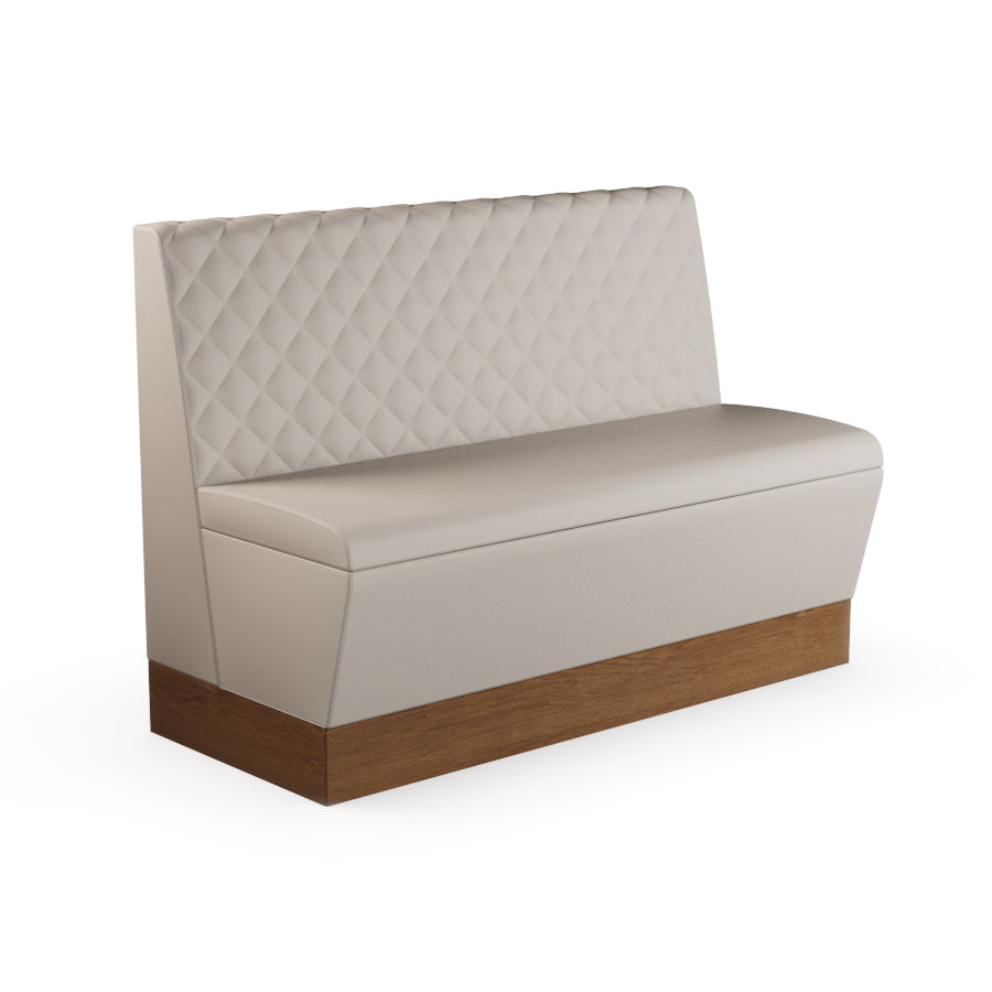 Quilted Straight Booth Seat - 1200mm Medium Unit