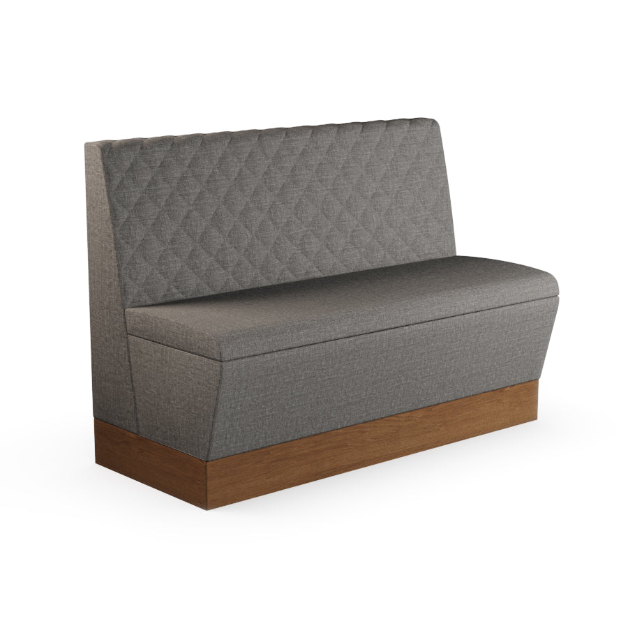 Quilted Straight Booth Seat - 1200mm Medium Unit
