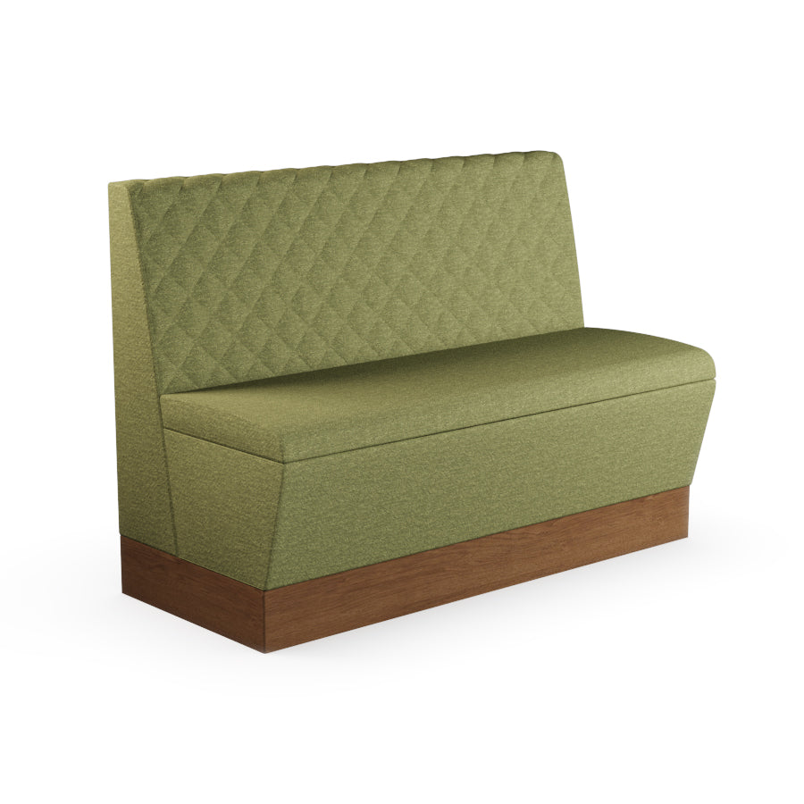 Quilted Straight Booth Seat - 1200mm Medium Unit