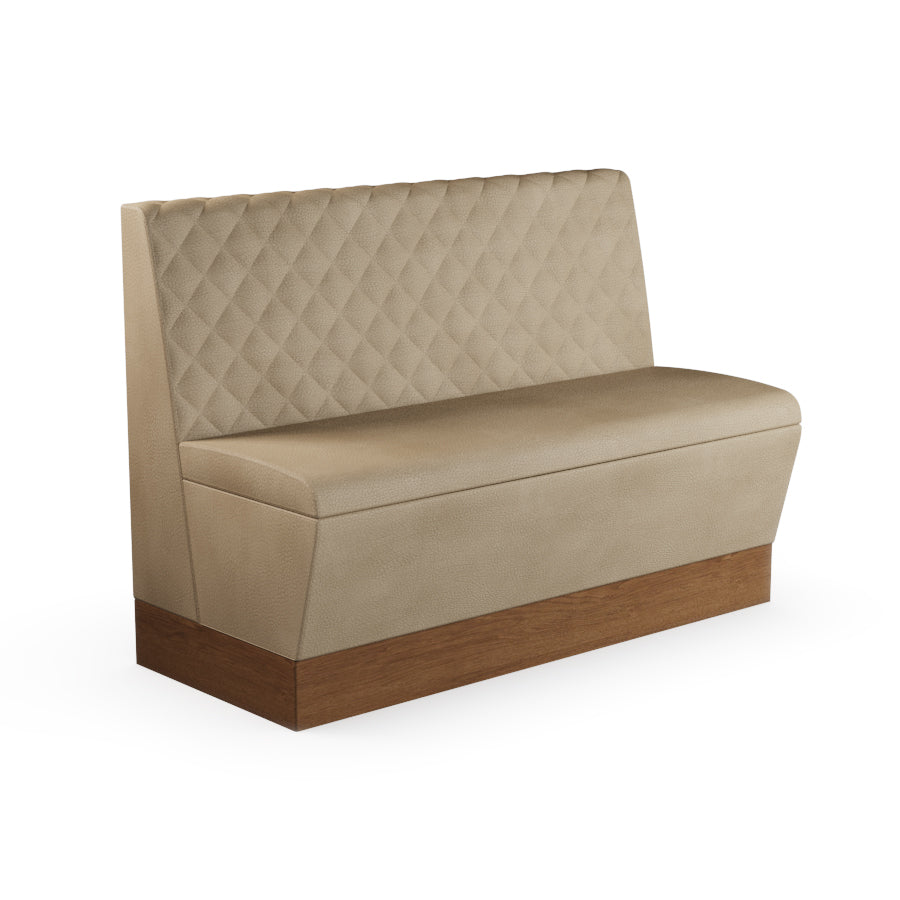 Quilted Straight Booth Seat - 1200mm Medium Unit