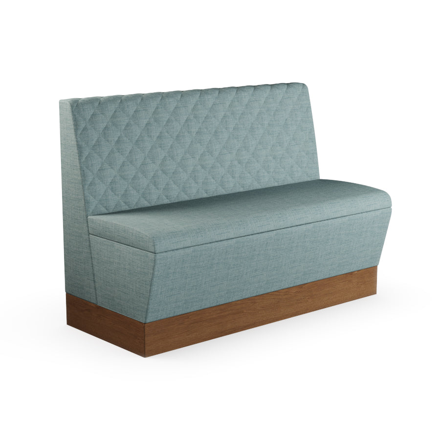 Quilted Straight Booth Seat - 1200mm Medium Unit