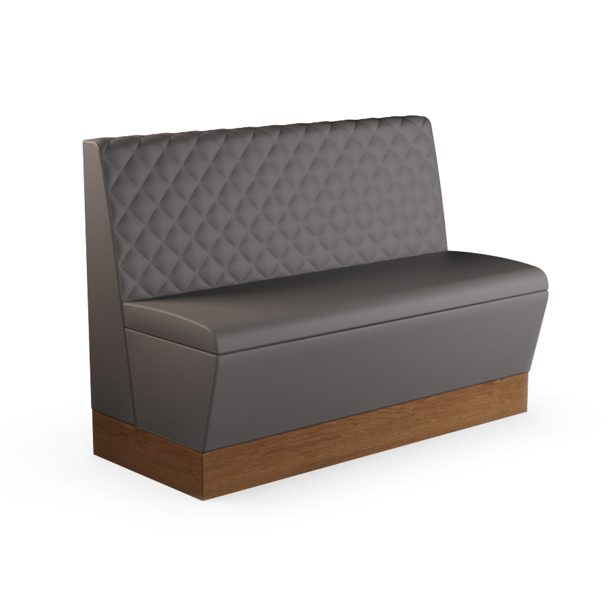 Quilted Straight Booth Seat - 1200mm Medium Unit