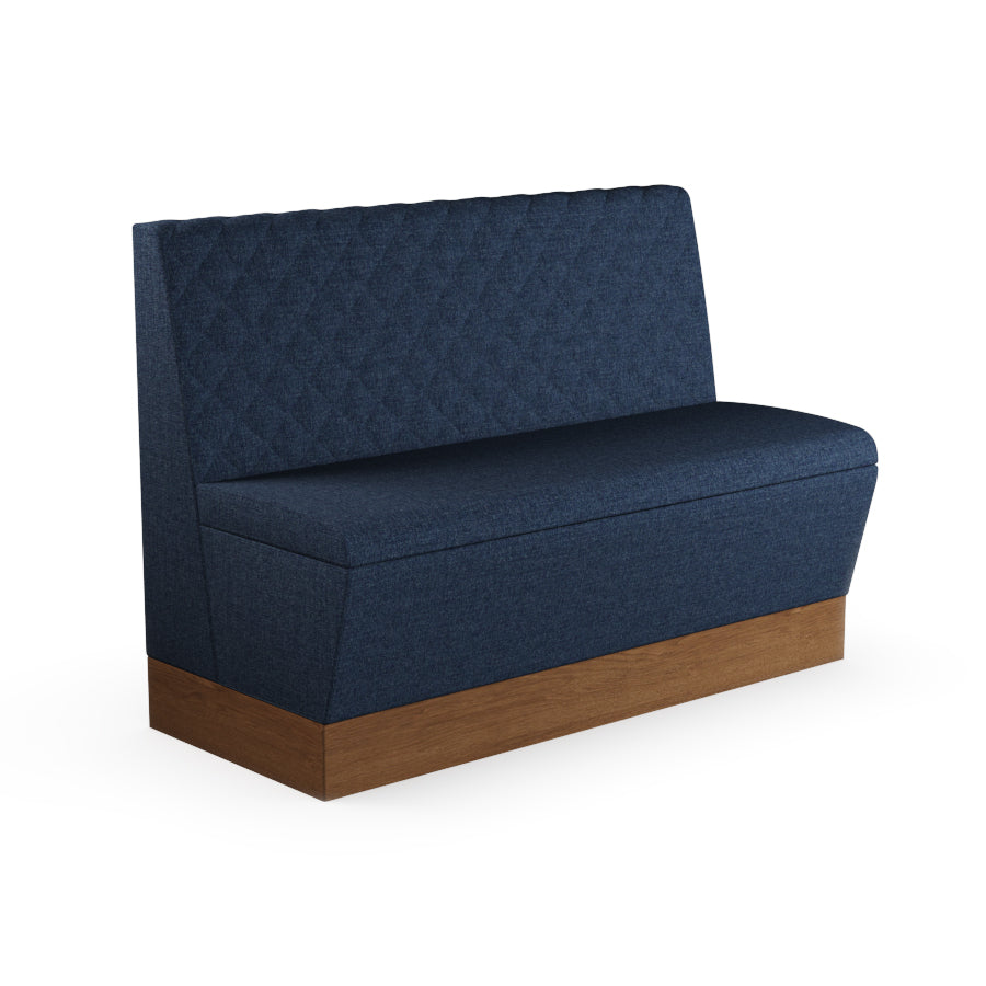 Quilted Straight Booth Seat - 1200mm Medium Unit