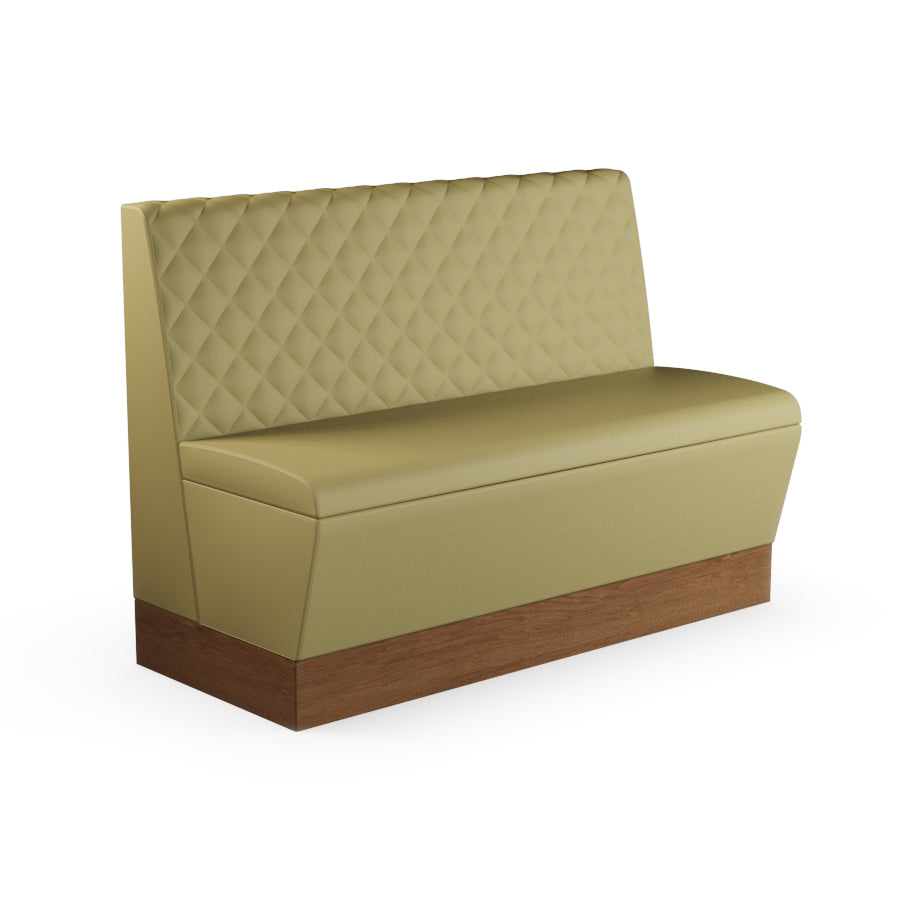 Quilted Straight Booth Seat - 1200mm Medium Unit