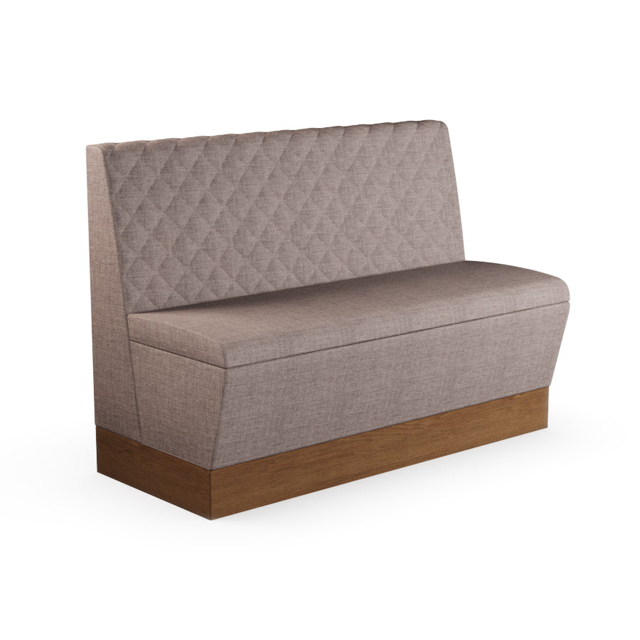 Quilted Straight Booth Seat - 1200mm Medium Unit