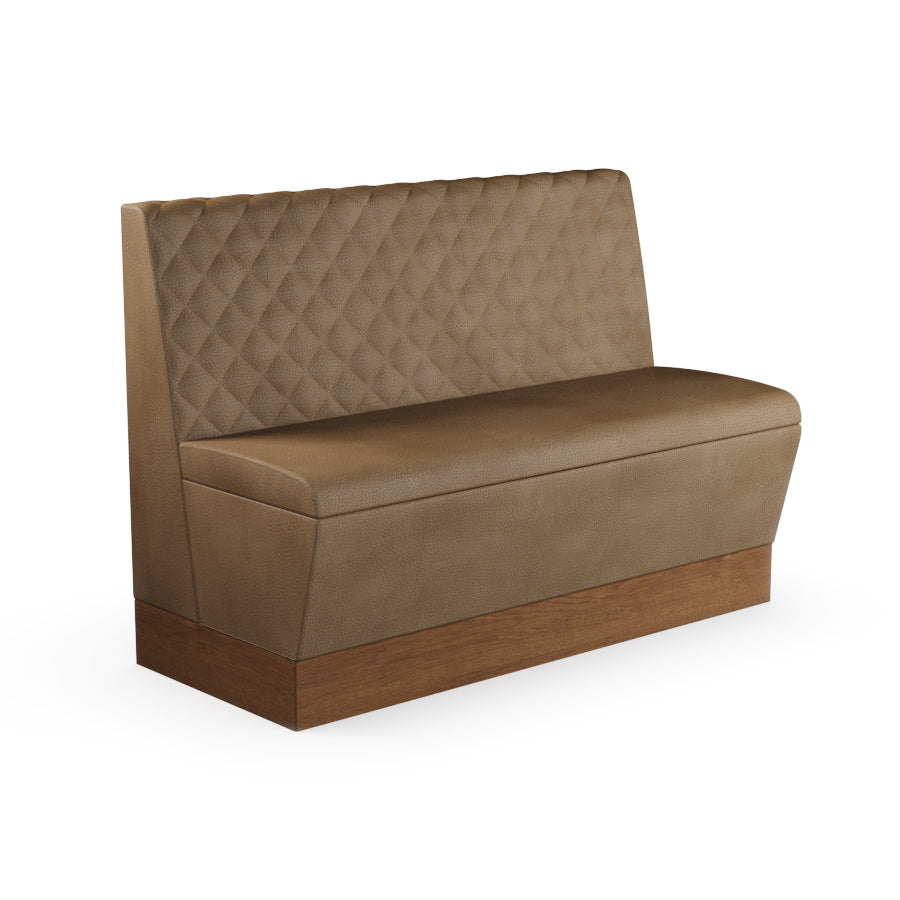 Quilted Straight Booth Seat - 1200mm Medium Unit