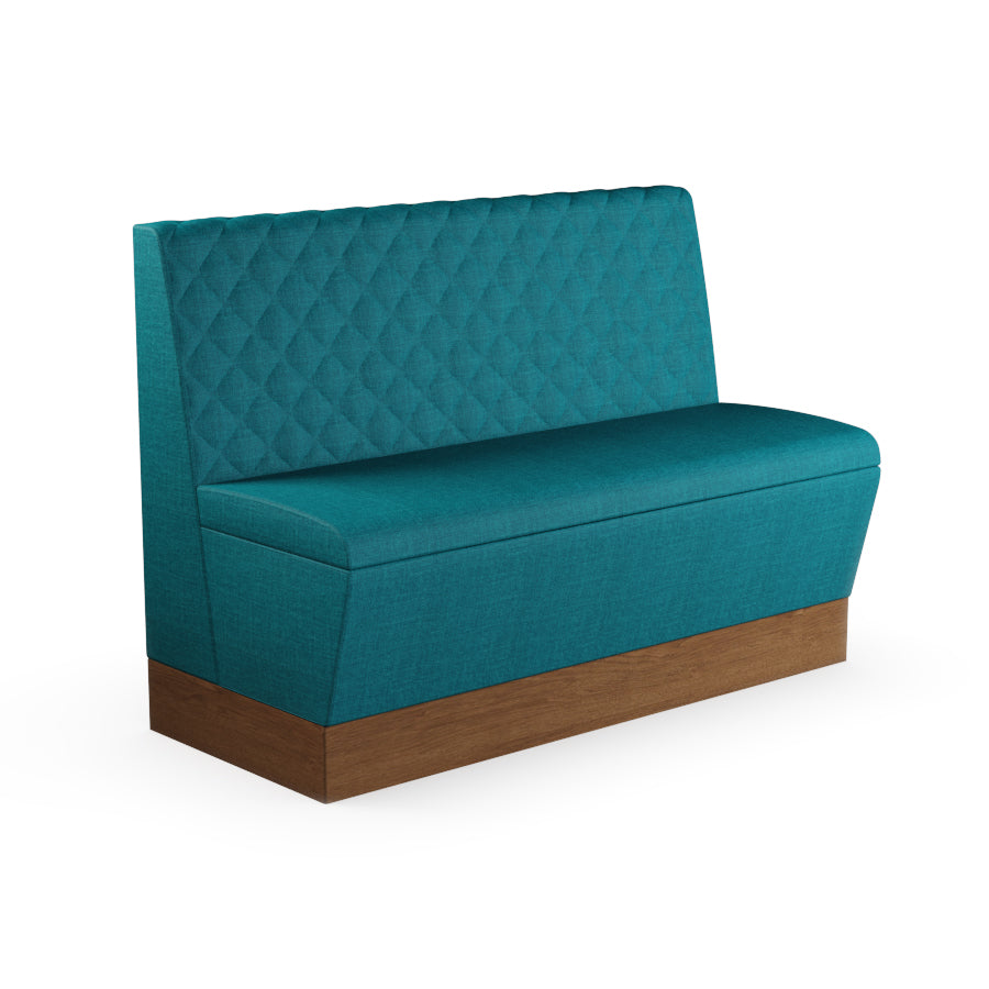 Quilted Straight Booth Seat - 1200mm Medium Unit