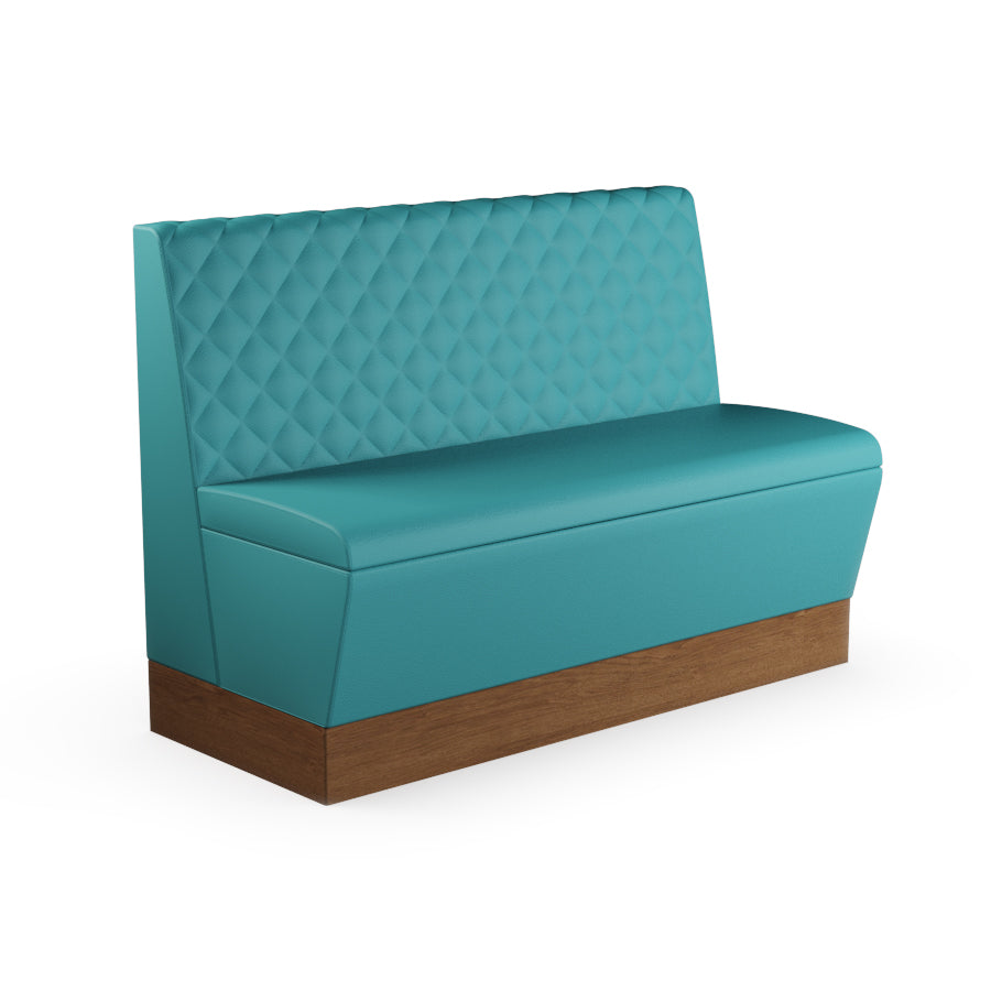 Quilted Straight Booth Seat - 1200mm Medium Unit