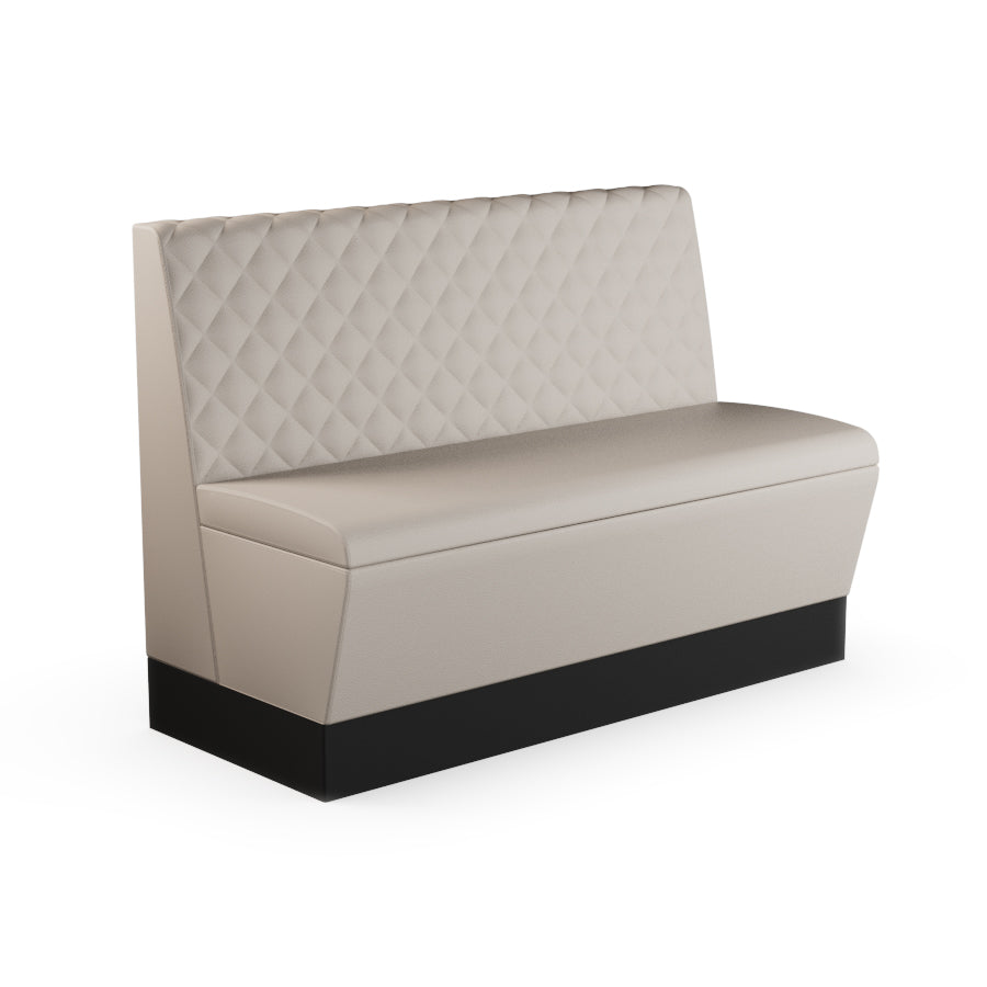Quilted Straight Booth Seat - 1200mm Medium Unit