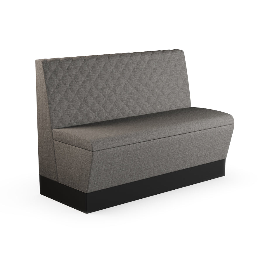 Quilted Straight Booth Seat - 1200mm Medium Unit