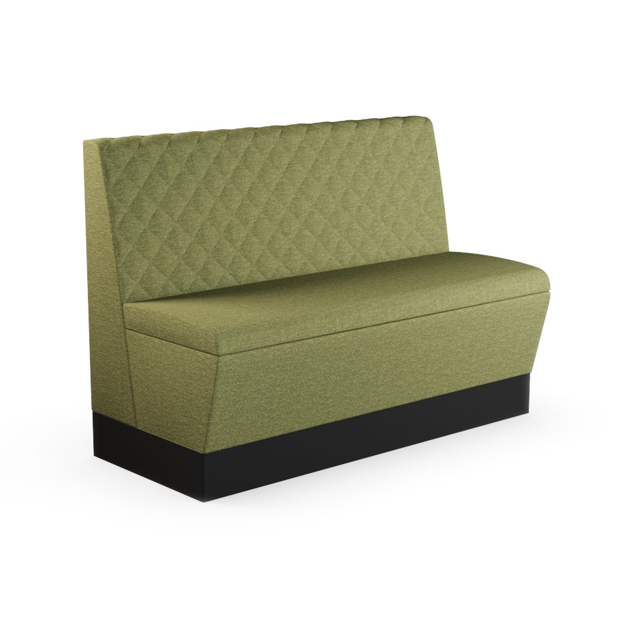 Quilted Straight Booth Seat - 1200mm Medium Unit