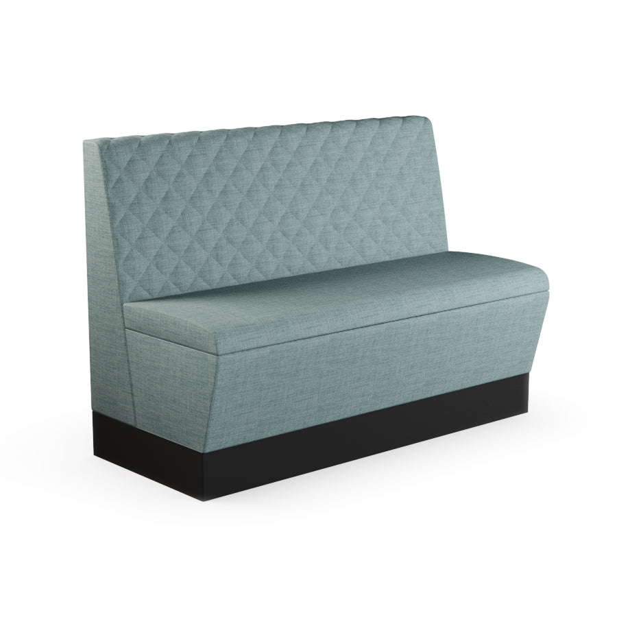 Quilted Straight Booth Seat - 1200mm Medium Unit