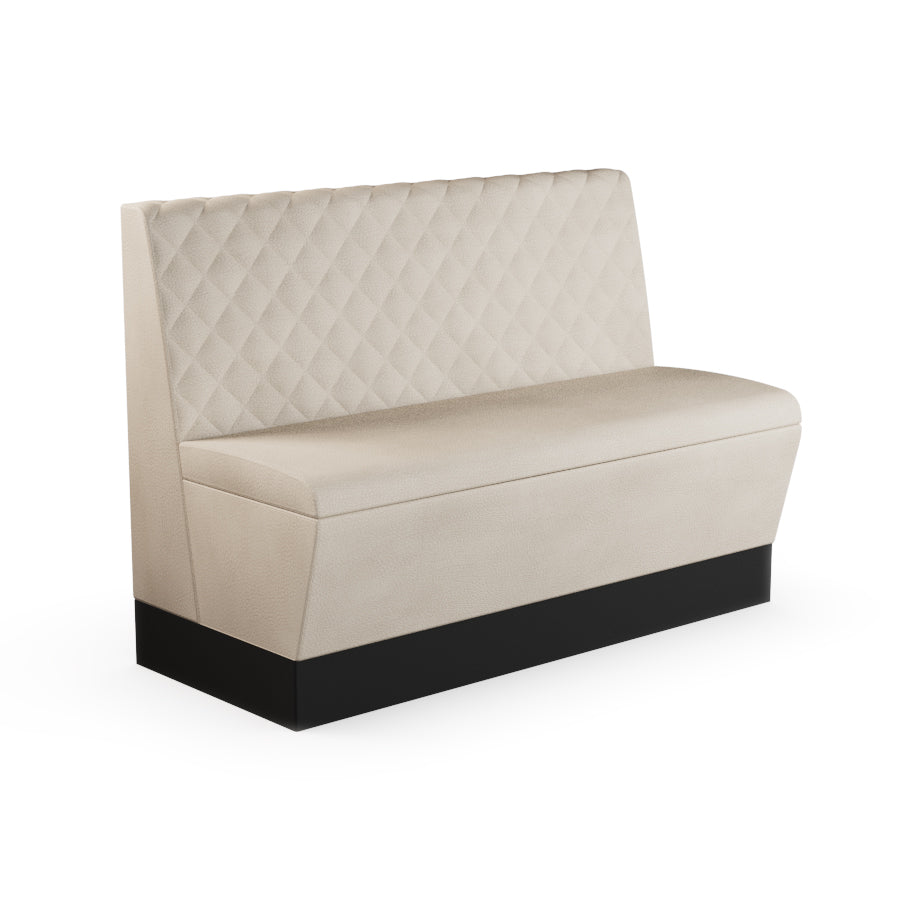 Quilted Straight Booth Seat - 1200mm Medium Unit