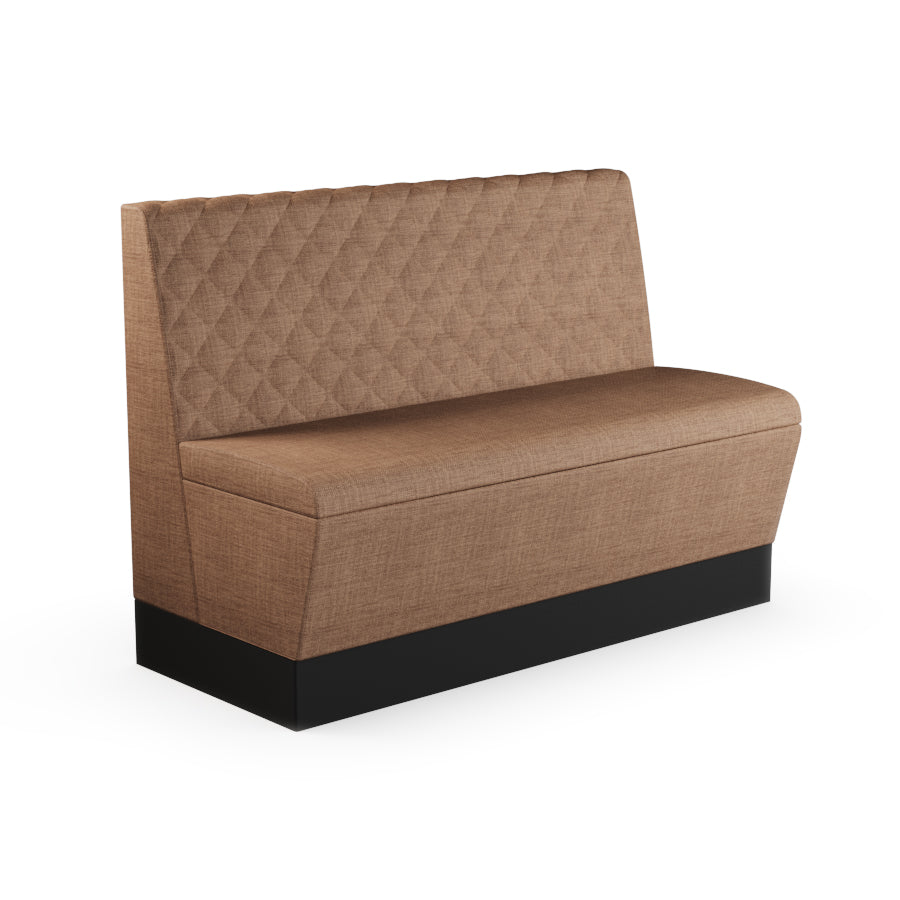 Quilted Straight Booth Seat - 1200mm Medium Unit