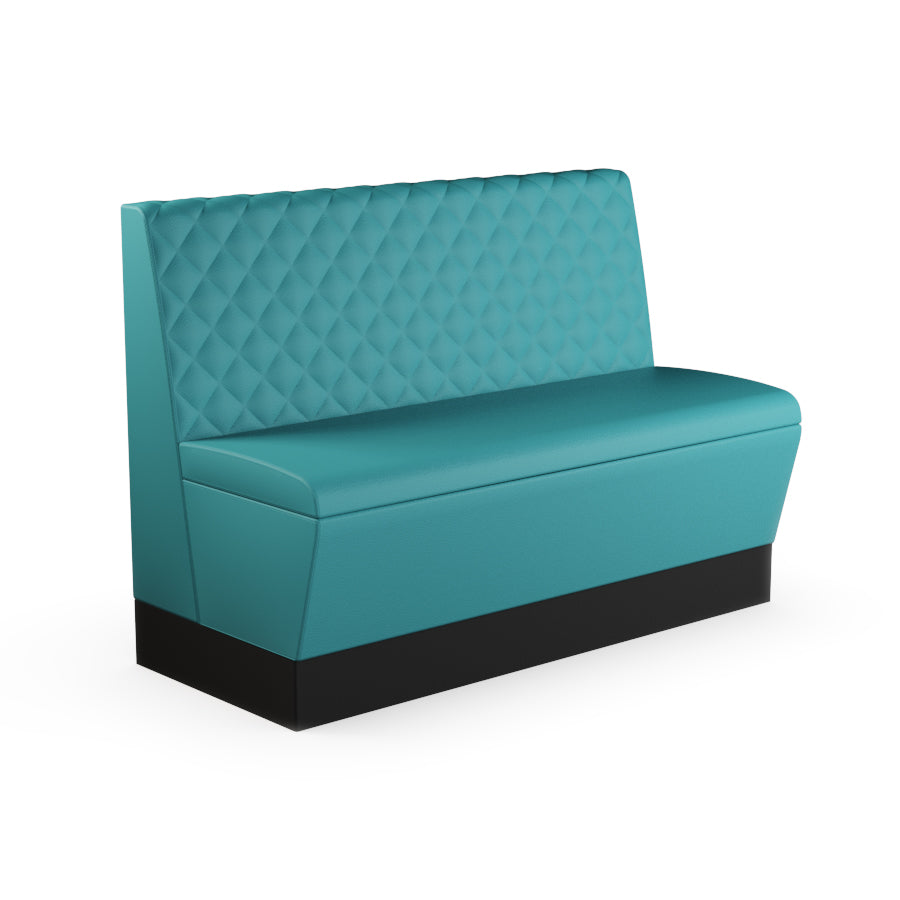 Quilted Straight Booth Seat - 1200mm Medium Unit